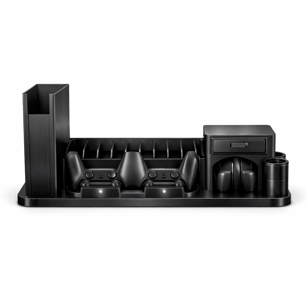Console Storage Organizer — Black / Deluxe