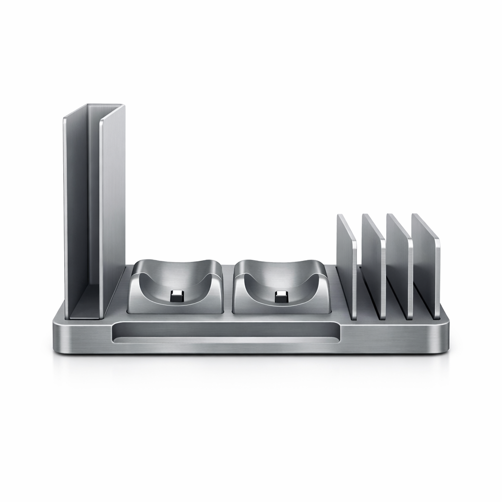 Console Storage Organizer — Gray / Deluxe