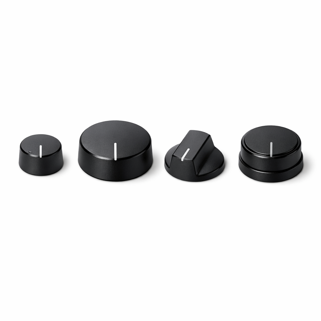 Control Knob Set — Black / Standard / Small