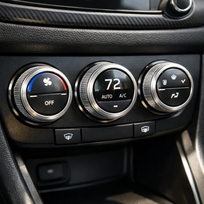 Control Knob Set — Silver / Standard / Small
