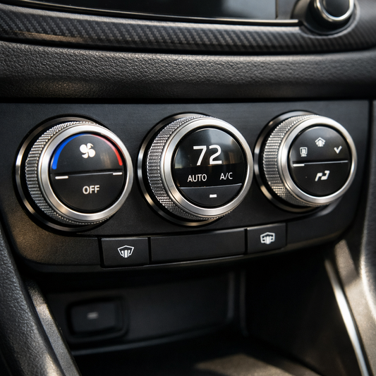 Control Knob Set — Silver / Standard / Small