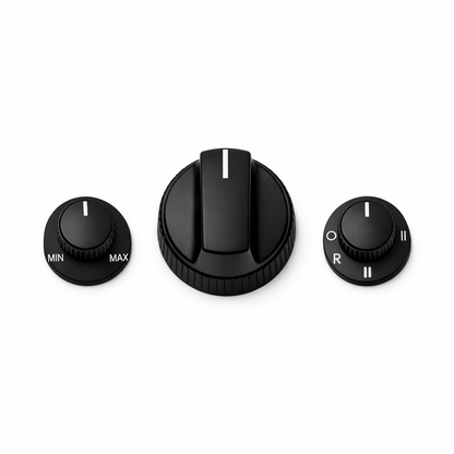Control Knob Set — Black / Sport / Medium