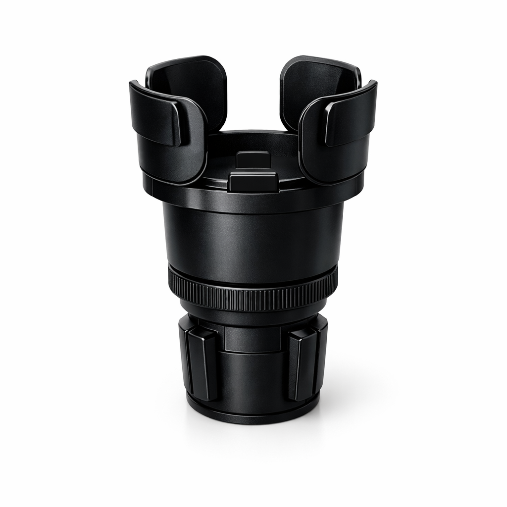 Cup Holder Expander Insert — Black / Deluxe