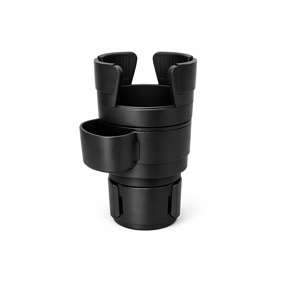 Cup Holder Expander Insert — Black / Compact