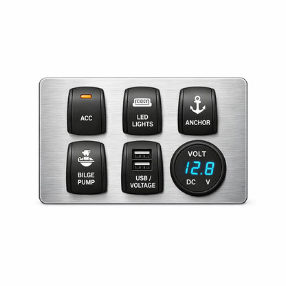 Dashboard Switch Panel — Silver / Standard / Medium
