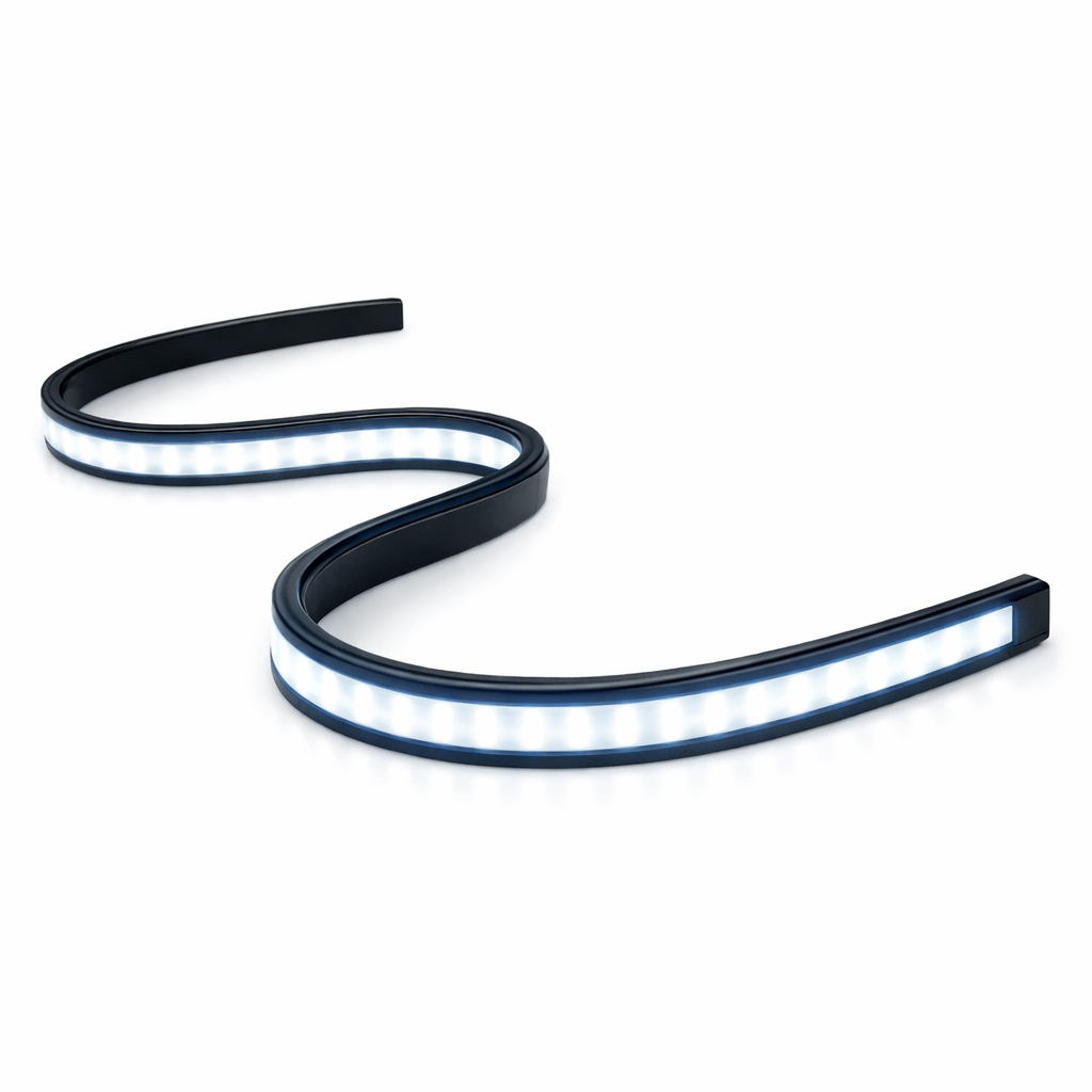 Daytime Running Light Strips — Extended / White