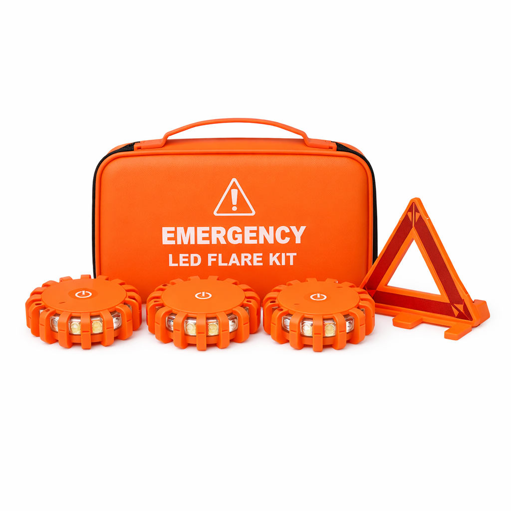 Emergency Roadside LED Flare Kit — Standard / Orange