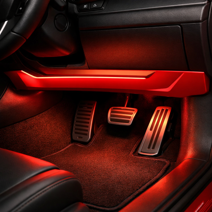 Footwell Lighting Trim — Extended / Red / Dynamic Change