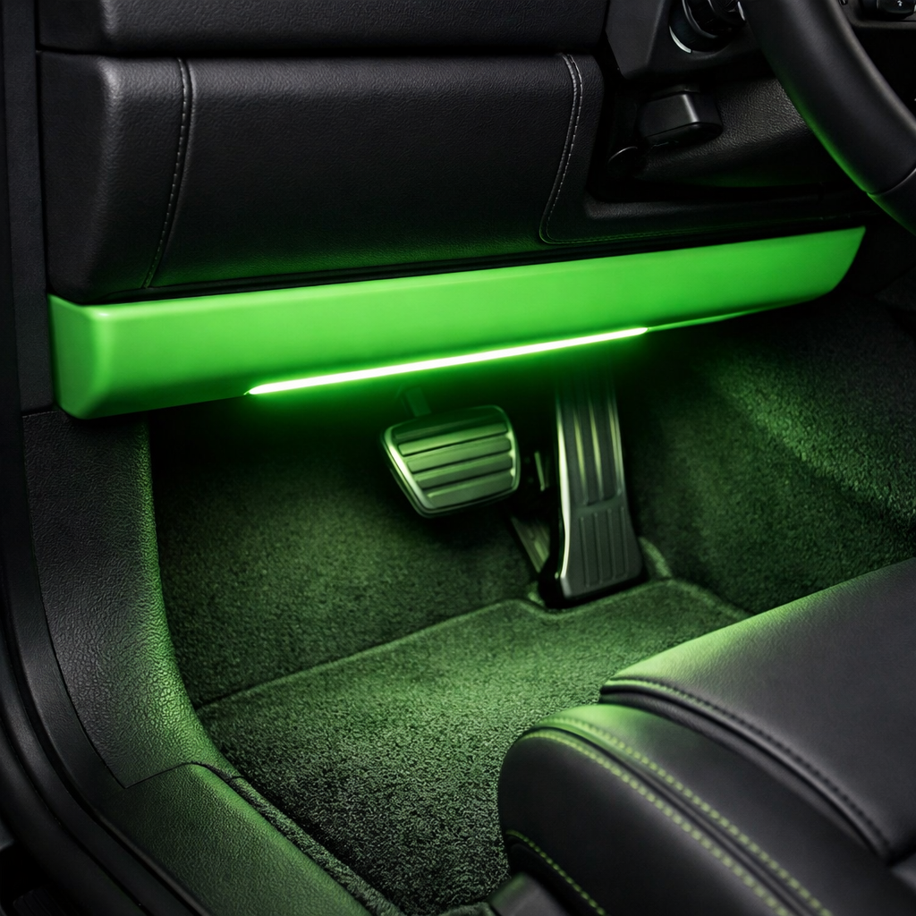Footwell Lighting Trim — Standard / Green / Basic Glow