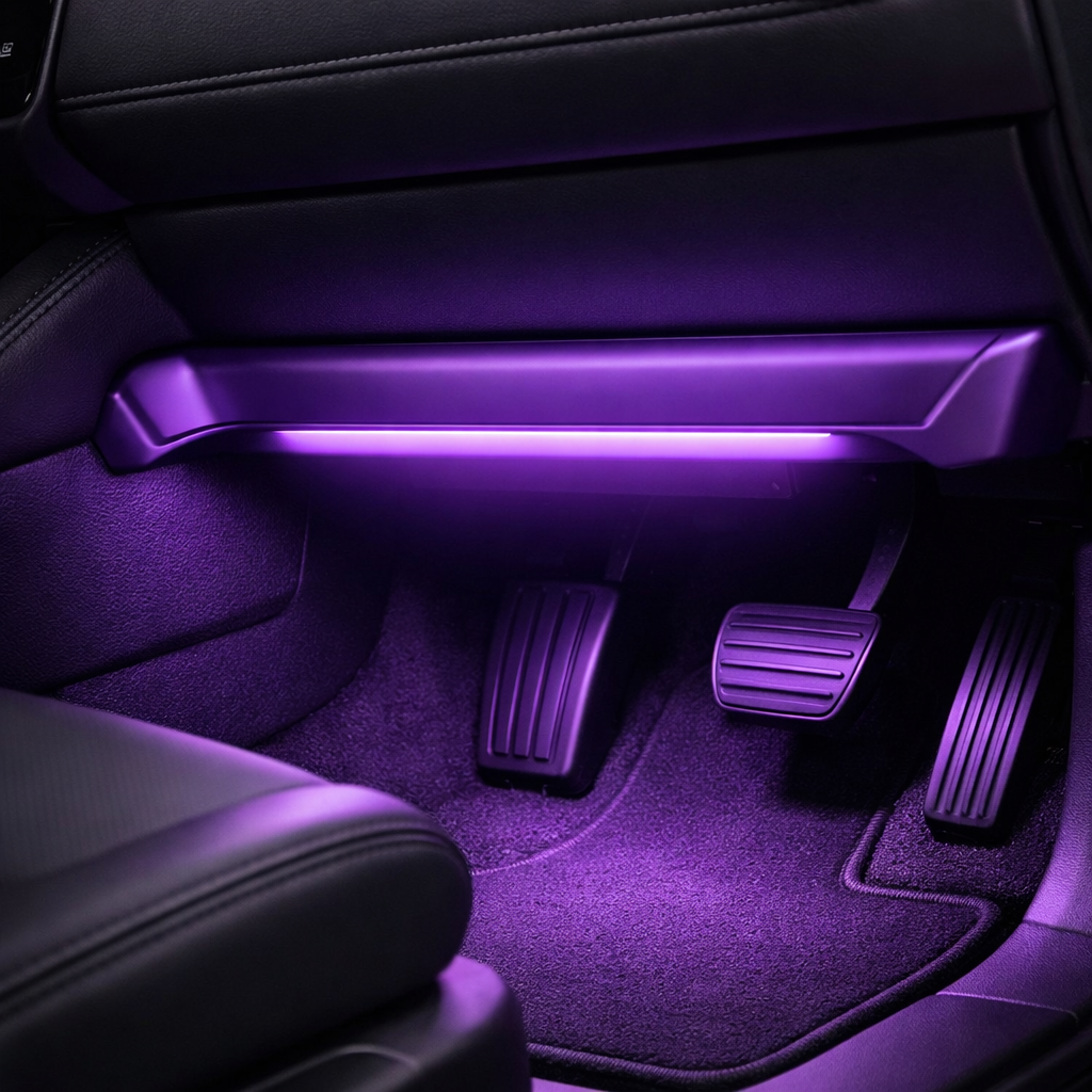 Footwell Lighting Trim — Enhanced / Purple / Mood Lighting