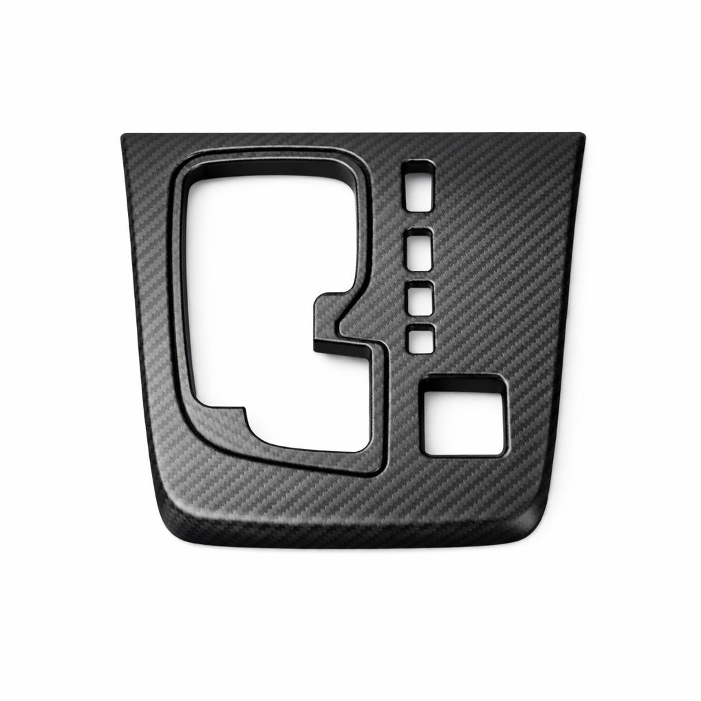 Gear Shift Panel Decorative Cover — Extended / Carbon Look / Matte
