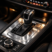 Gear Shifter Trim Plate — Silver / Premium / Large