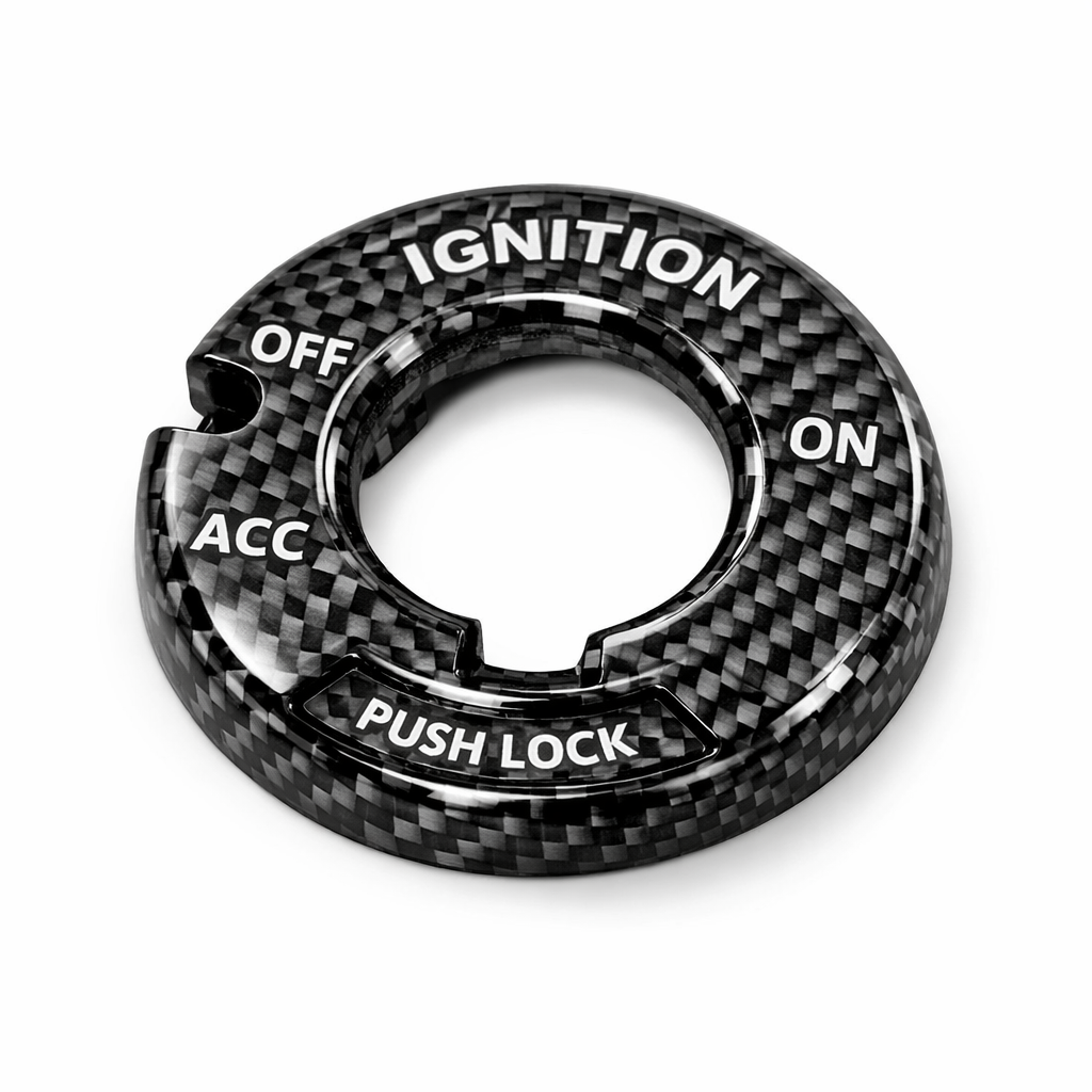 Ignition Switch Cover — Carbon Fiber Look / Standard / Large