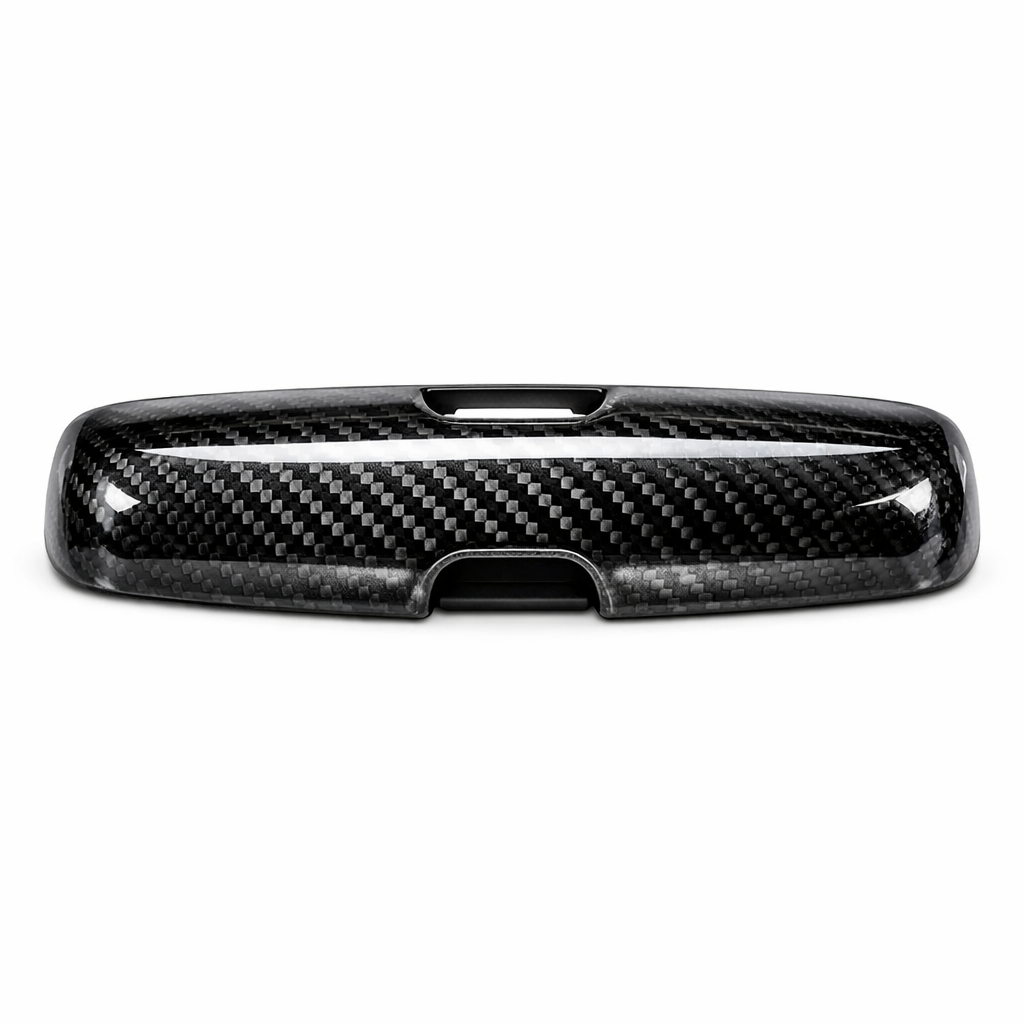 Rear View Mirror Trim Kit — Sport / Glossy Carbon / With Enhancements