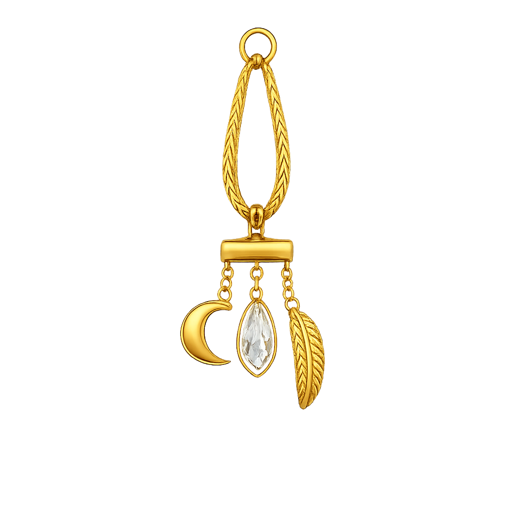 Rearview Mirror Charm Hanger — Gold / Standard