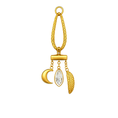 Rearview Mirror Charm Hanger — Gold / Standard