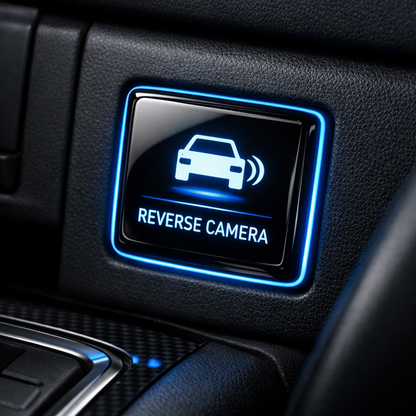 Reverse Camera Switch — Black / LED / Medium