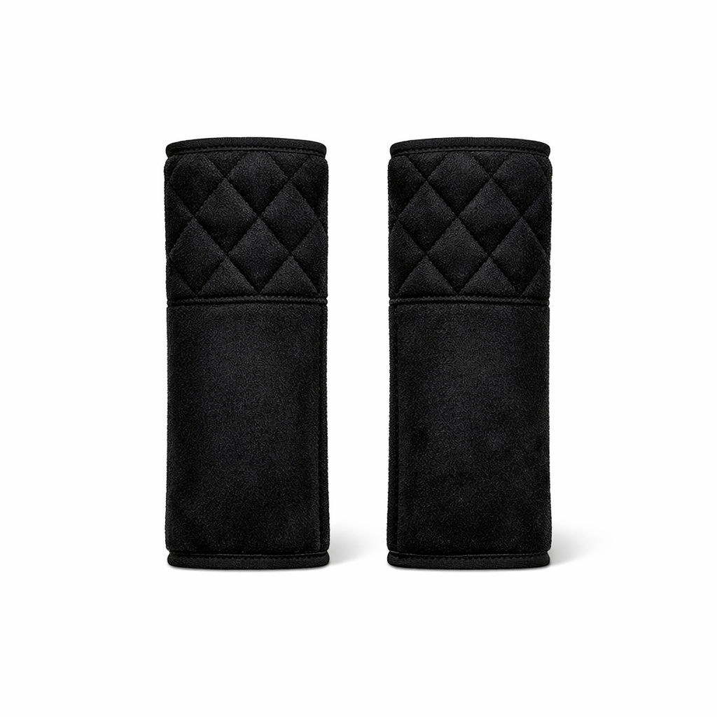 Safety Belt Cover Set — Black / Deluxe