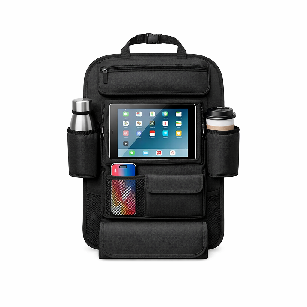 Seat Back Organizer — Black / Standard