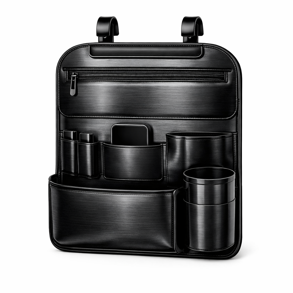 Seat Back Organizer — Black / Deluxe