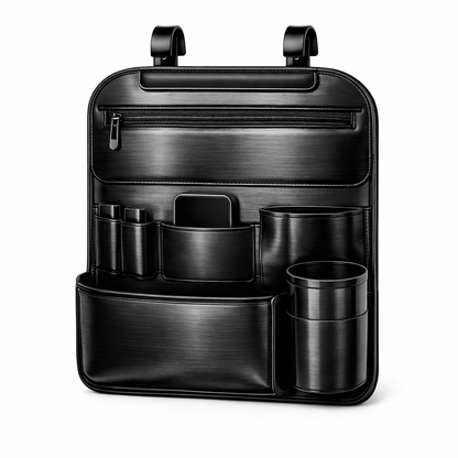 Seat Back Organizer — Black / Deluxe