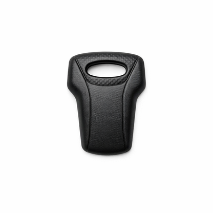 Seat Belt Anchor Covers — Enhanced / Black / With Patterns