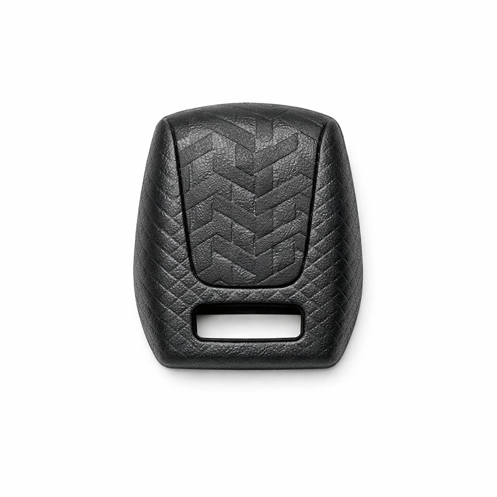 Seat Belt Anchor Covers — Enhanced / Charcoal / With Patterns