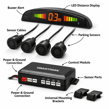 SmartPark Reverse Sensor System — Basic