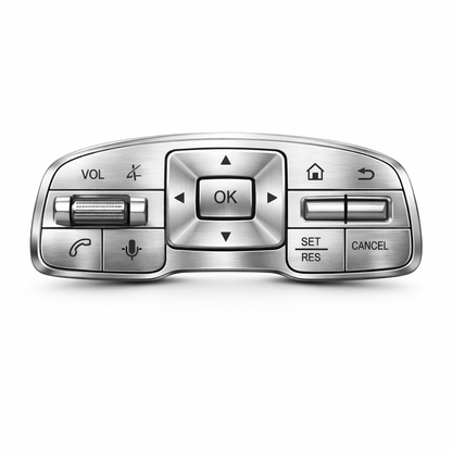 Steering Wheel Control Buttons — Silver / Premium / Medium