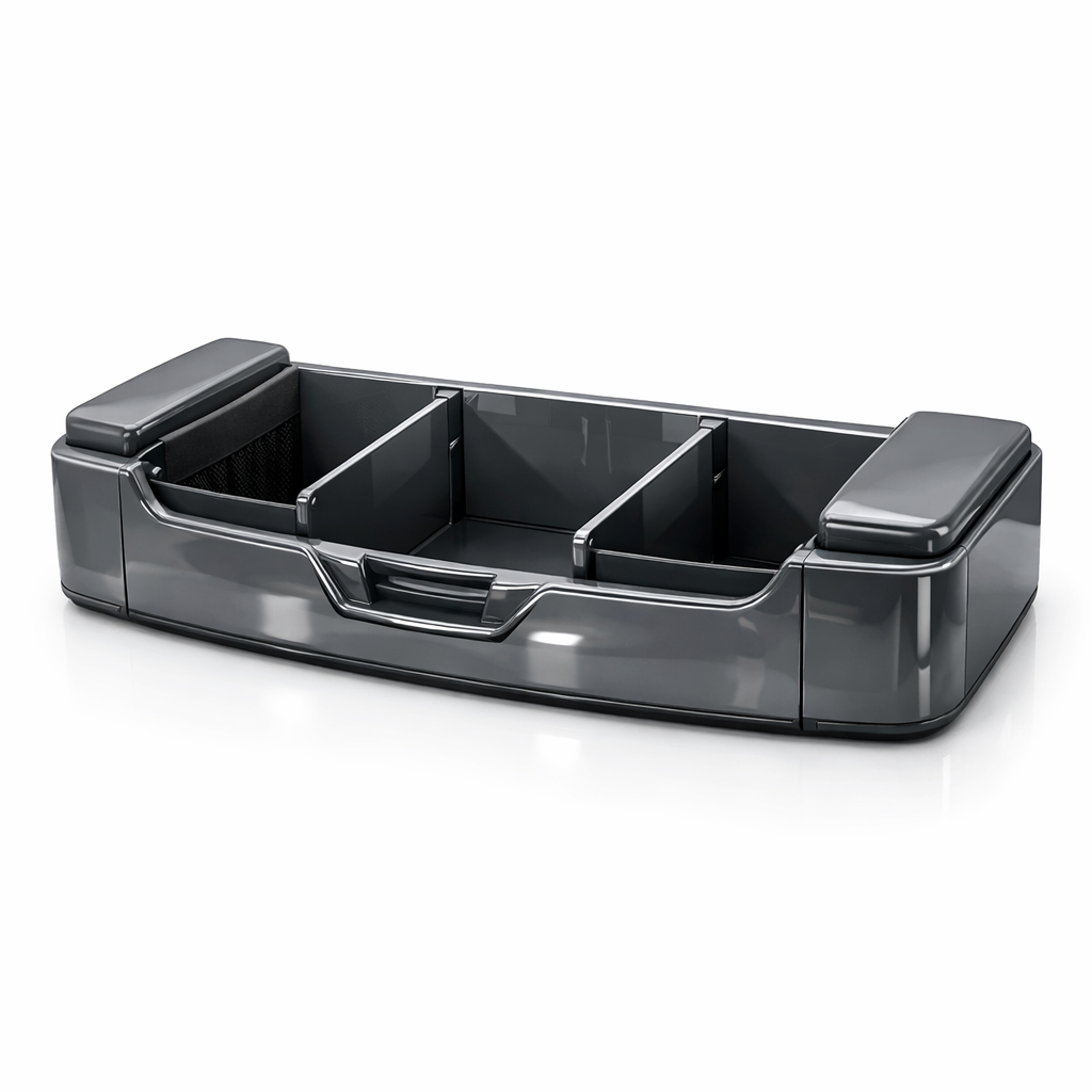 Trunk Divider Compartment — Gray / Deluxe