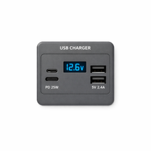 USB Charger Panel — Gray / Standard