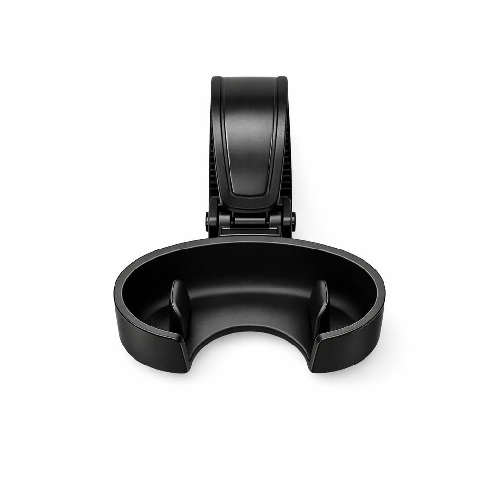 Visor Sunglasses Holder — Black / Deluxe