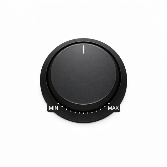 Volume Control Dial — Black / Standard / Small