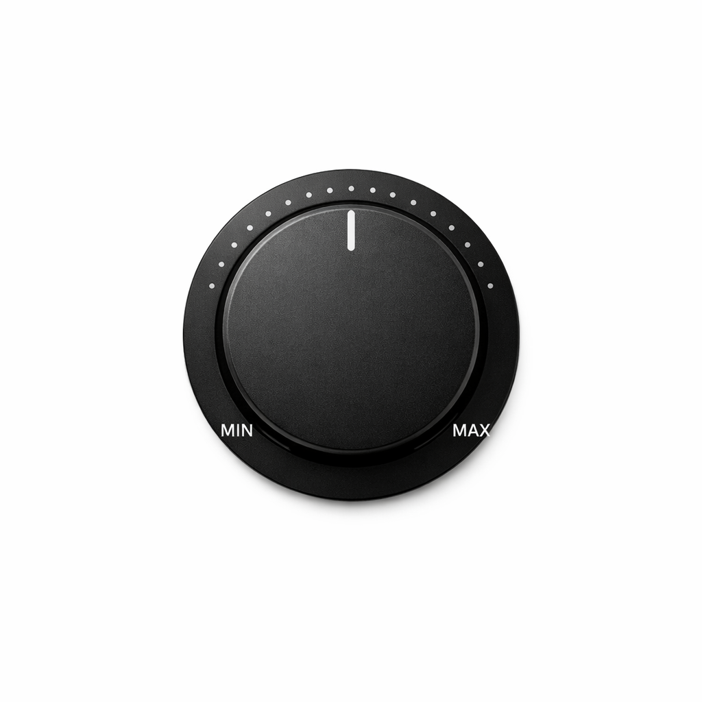 Volume Control Dial — Black / Premium / Large
