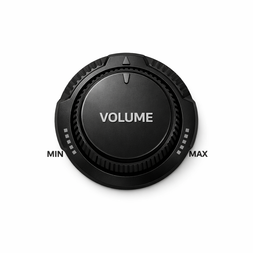 Volume Control Dial — Black / Sport / Medium