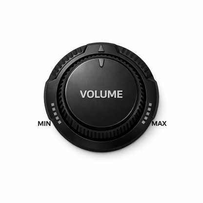 Volume Control Dial — Black / Sport / Medium